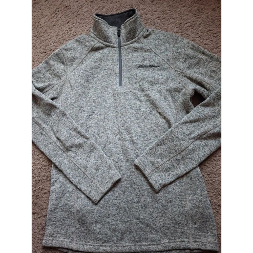 Eddie Bauer men's quarter zip sweater size small